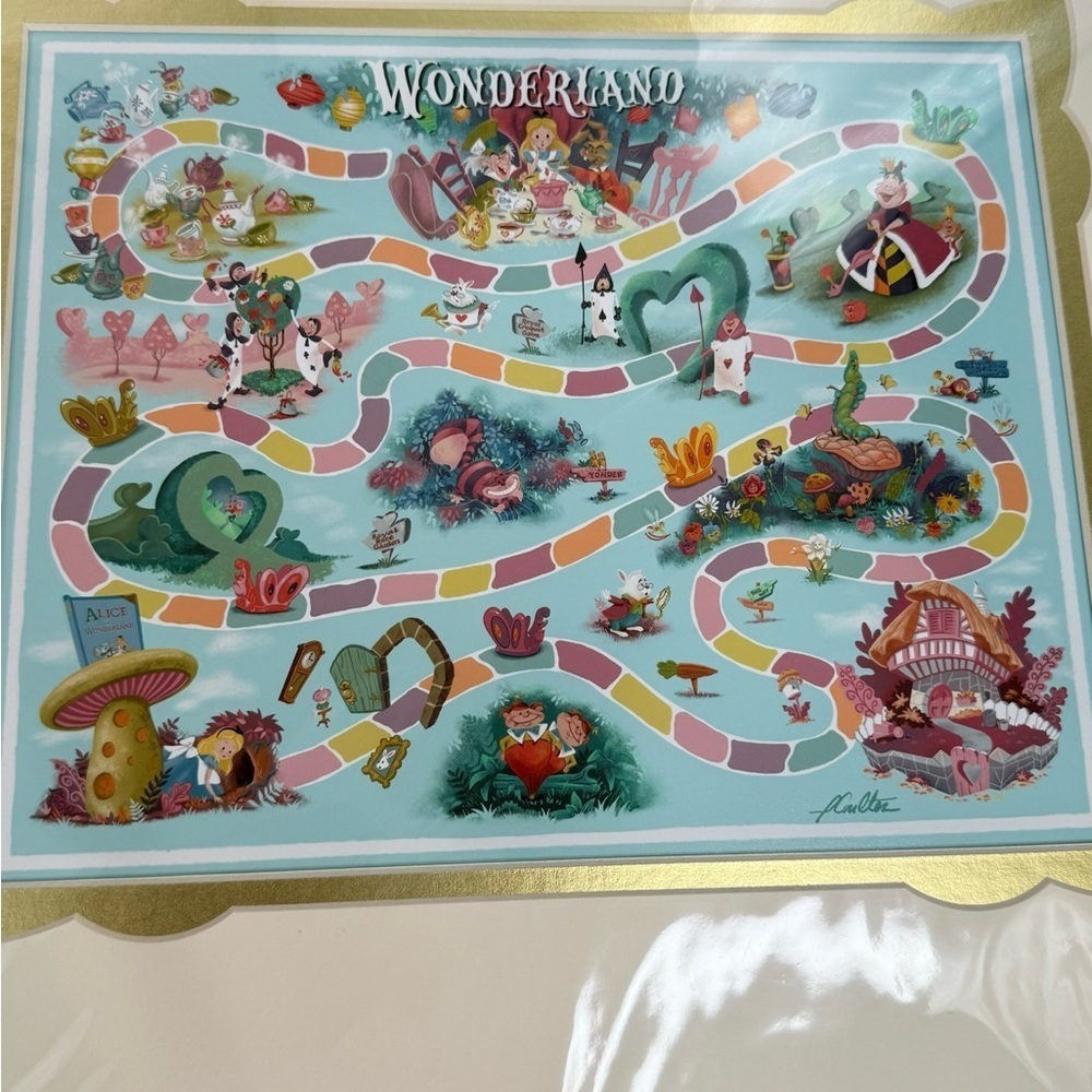 Disney Alice in Wonderland art print artist John Coulter WonderGround Gallery.